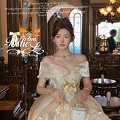 初灵高定如心POSHEPOSE比邻星金·公主加冕公主裙