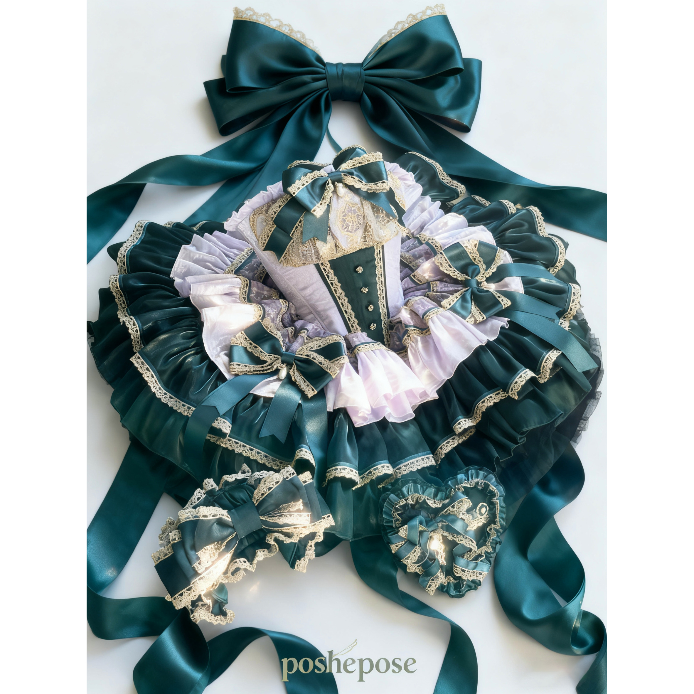 POSHEPOSE初灵高定如心【 小美人鱼的眼泪】 小偶像系列大套