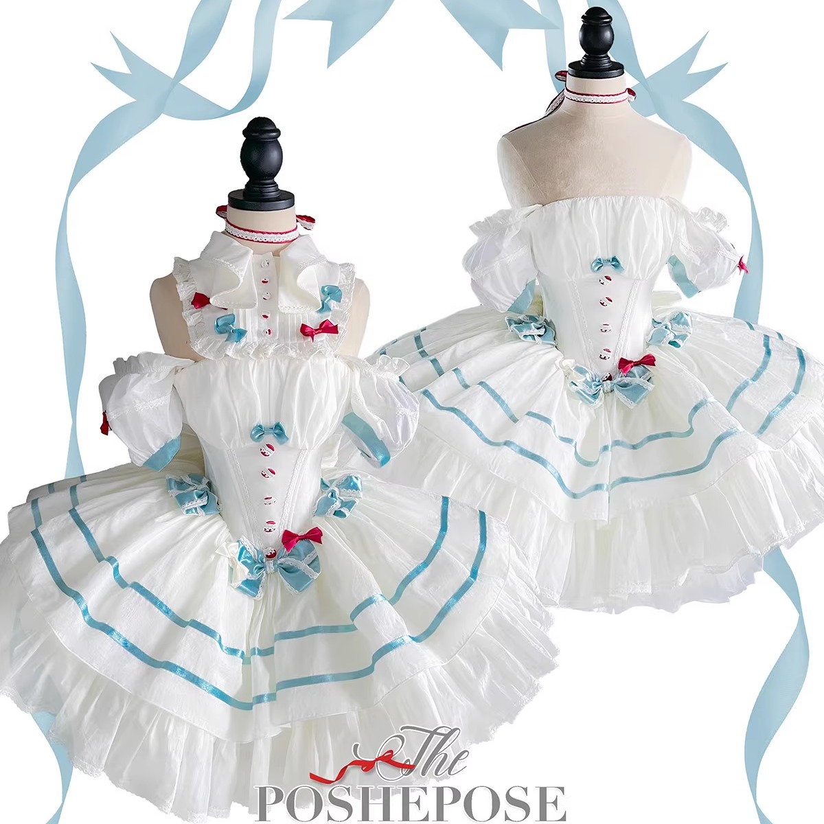 Poshepose 【高定如心·白兔颂乐园 】古董娃娃