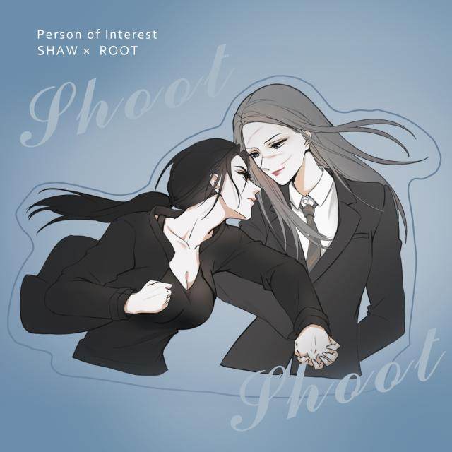 现|poi疑犯追蹤【肖根肖】牵手手甜蜜立牌&明信片套组