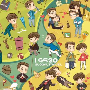 现|琅琊榜王凯胡歌【靖苏/凯歌】PU手账本套组