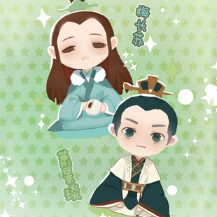 现|琅琊榜【靖苏】银行卡交通卡证件卡套国产影视同人挂件