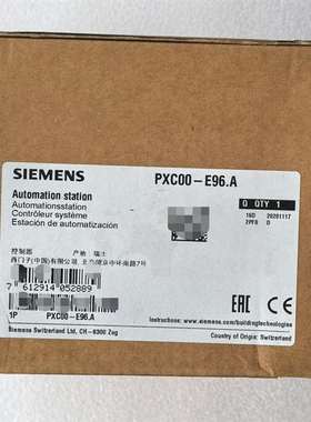 咨询SIEMENS PXC00-E96.A自动化控制器议价