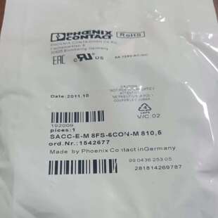 8FS 咨询全新菲尼克斯连接器SACC 8议价 6CON
