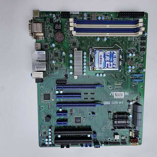 咨询华擎C236 WS主板，支持E3-V5V6 CPU  i系6议价