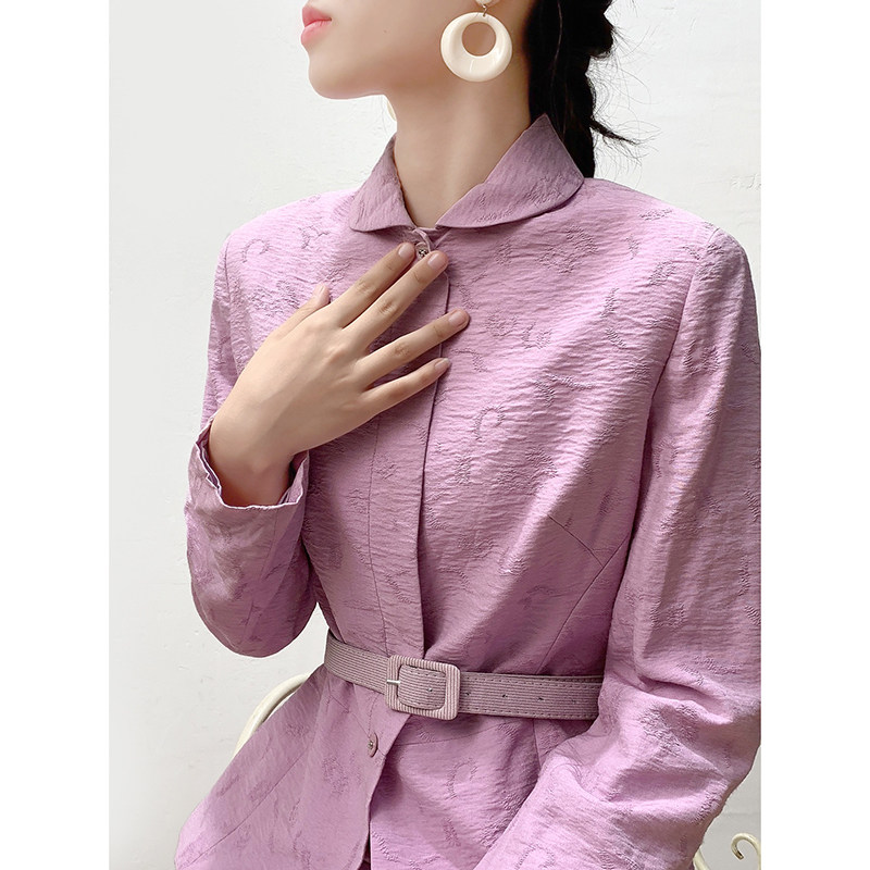 奢贵高货~vintage古着/欧美年代复古淑媛提花外套女春秋/西装裙,女装/女士精品,时尚套装,淘宝优惠券,粉丝福利购,淘宝优惠卷