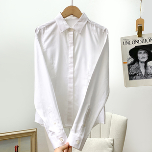 长袖 质量超好 气质通勤OL风修身 舒适透气白衬衫 衬衣女 挺阔有型
