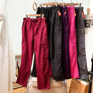 休闲裤 复古系带大码 工装 裤 春夏秋 男女通穿 松紧腰运动裤 欧美单