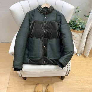 高货撤柜 原719 时尚 型男棉衣夹克 灯芯绒棉服秋冬 休闲男装 包邮