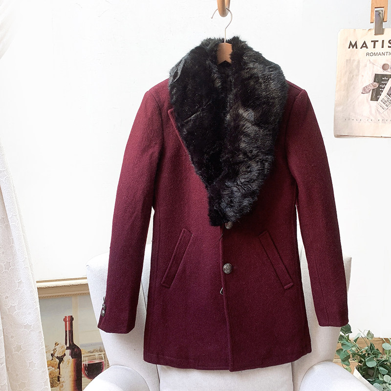 无假期的人】撤柜单！复古休闲仿皮草毛领中长羊毛呢大衣外套女冬,女装/女士精品,毛呢外套,淘宝优惠券,粉丝福利购,淘宝优惠卷