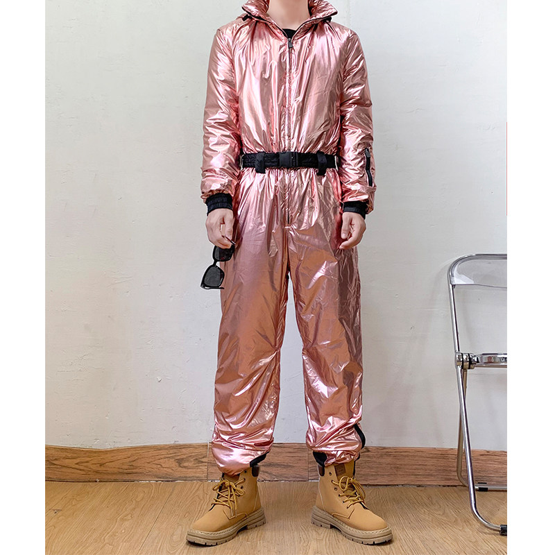 雪地连体裤棉服~户外登山服大码棉衣