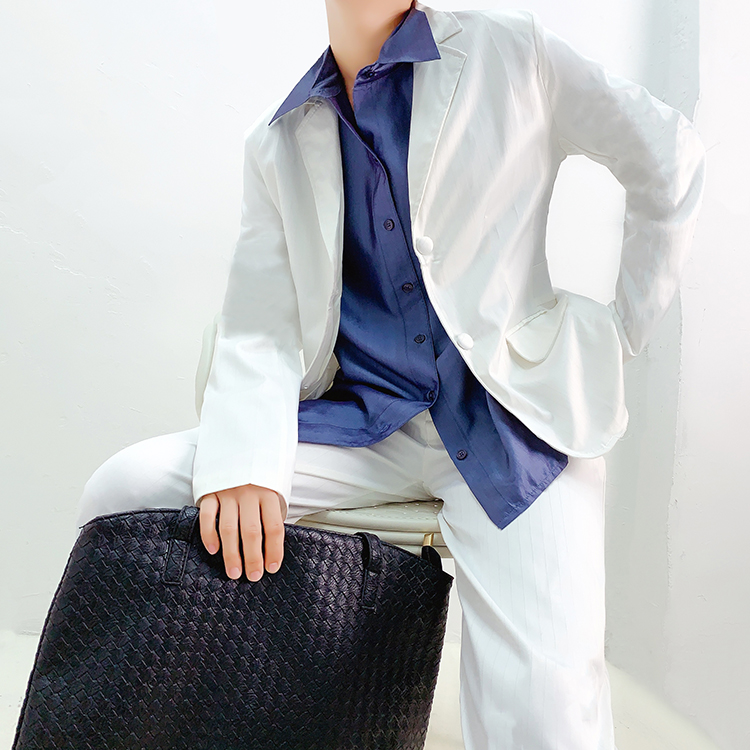 【无假期的人】光泽T台走秀缎面