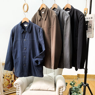 高货/挺阔有型/轻防水高级商务行政男士休闲夹克便服外套秋冬9107