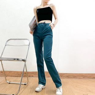 【无假期的人】 轻文艺亚麻棉舒适透气休闲裤女士长裤显瘦直筒裤