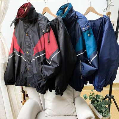 冲锋衣夹克男装棉衣外套秋冬