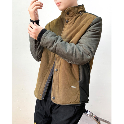 商务休闲男装灯芯绒棉衣夹克棉服