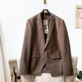 人 秋冬款 撤柜单 外套男装 帅气型男商务休闲羊毛呢西装 无假期