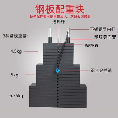 健身插销配重块铸铁摄影电梯钢板