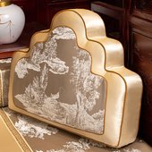 中式 抱枕客厅沙发靠垫中国风床头靠背垫含芯大号护腰靠枕腰枕定制