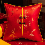 新中式 床上软包大靠垫卧室床头靠枕中国风沙发客厅抱枕含芯靠背垫