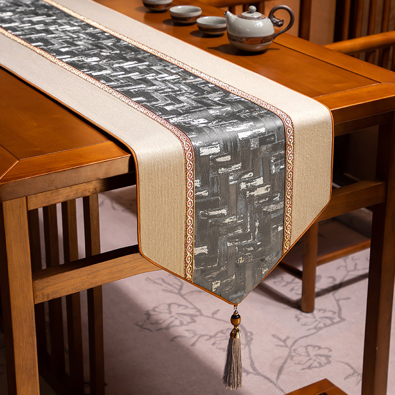 茶席桌旗茶桌垫布茶垫茶几桌布旗布茶新中式禅意茶台桌布国风古典,居家布艺,桌旗,淘宝优惠券,粉丝福利购,淘宝优惠卷