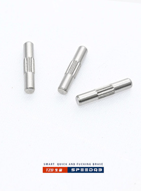 TZB定制，通用型拨杆防位移不锈钢滚花轴