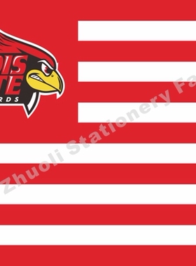 Illinois State Redbirds 伊利诺伊州立大学 红雀队 NCAA旗帜