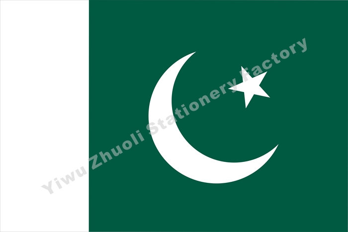 巴基斯坦国旗Pakistan flag4号规格144X96cm世界各国旗帜有售