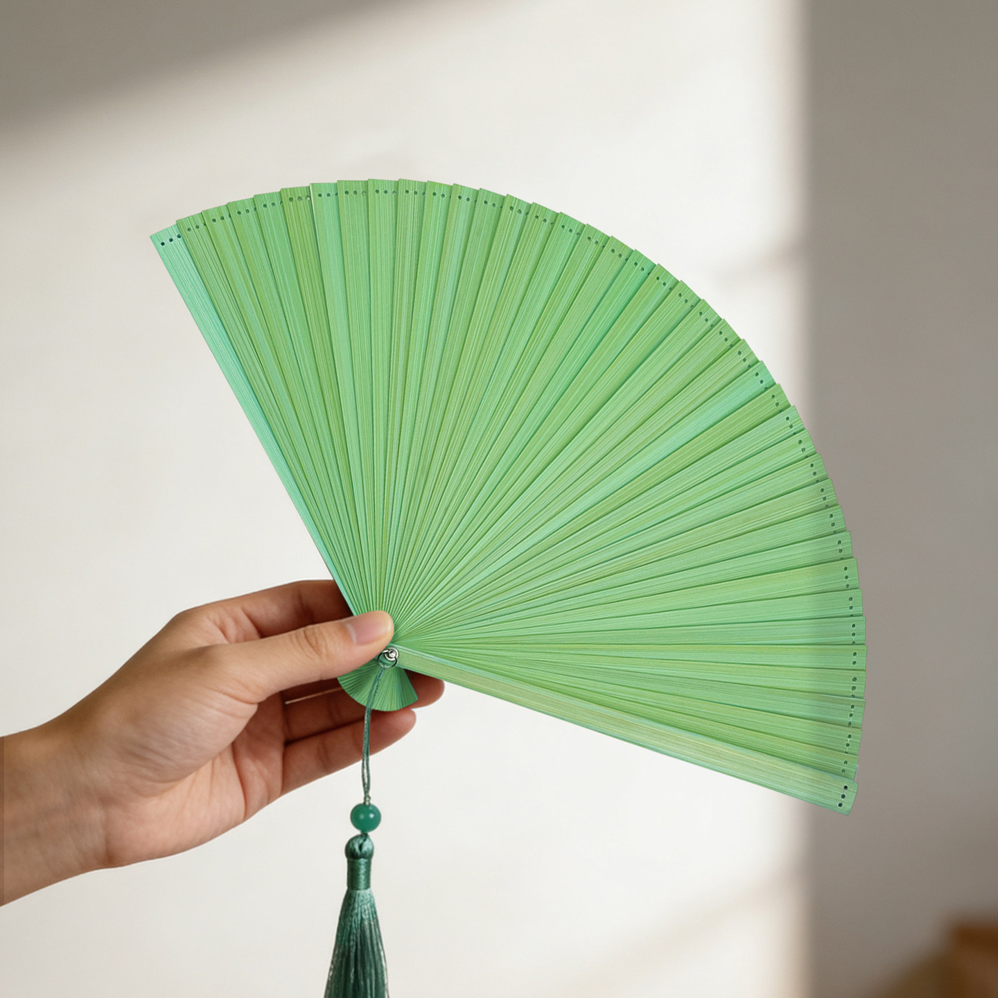 全竹折扇古风扇子夏天随身小巧便携折叠扇中国风女汉服旗袍舞蹈扇