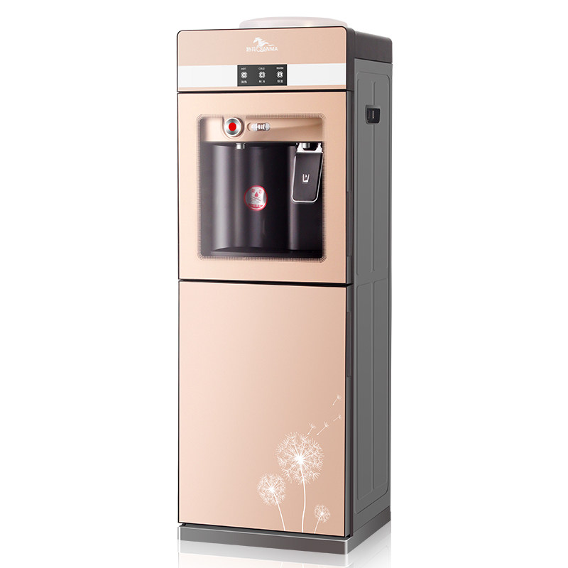 新款立式饮水机双门冷热迷你小型家用温热冰热开水机特价