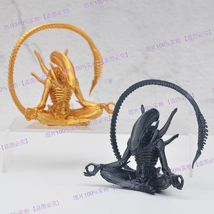 异形夺命舰AVP铁血战士电影周边坐姿手办模型摆件雕像潮玩礼物