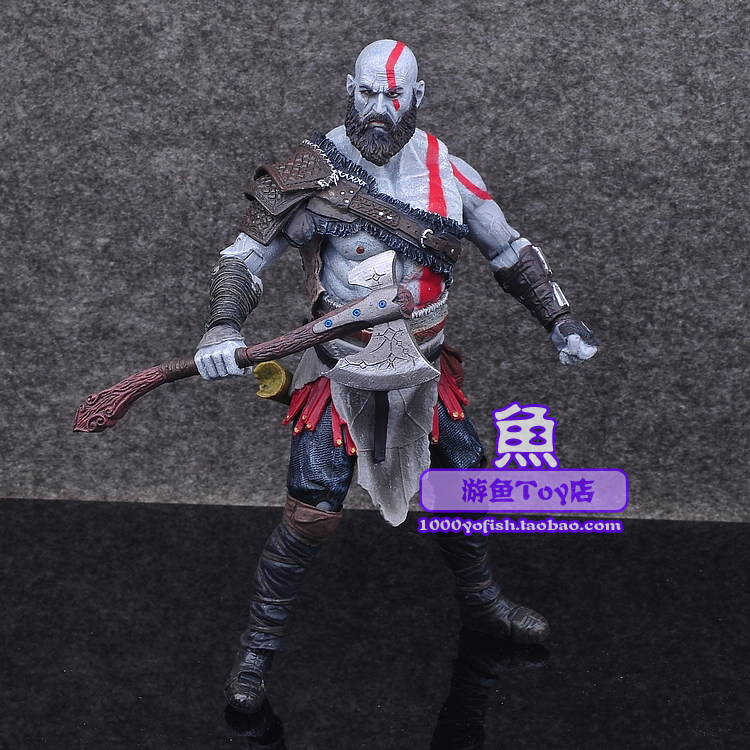 neca战神4奎托斯7寸父子版可动人偶玩偶玩具手办摆件公仔模型礼物