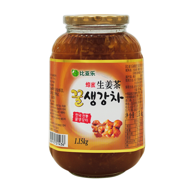 韩国进口比亚蜂蜜生姜茶1150g