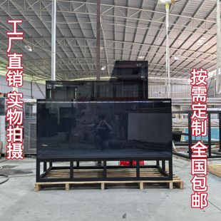 包上楼安装 恋石坊高端生态鱼缸吉罗缸地缸工厂直销定制 包邮