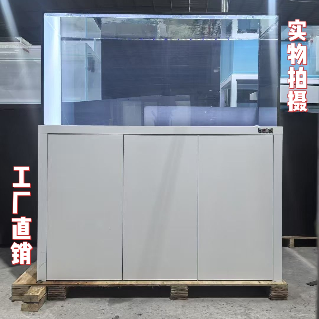150-60-75无管道金晶五线超白玻璃一体拉筋鱼缸（链接是定金）