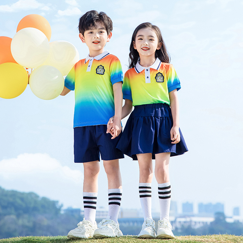 六一合唱演出服幼儿园园服潮夏装英伦风夏季校服小学生班服毕业照