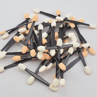 双头眼影刷眼部专用遮瑕化妆刷双面海绵眼影棒便携美容彩妆刷工具