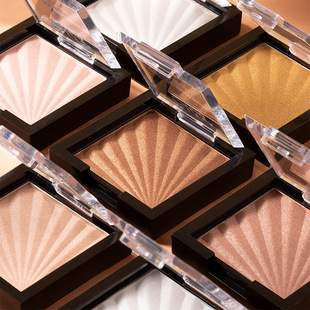 美诺水亮光透钻石高光粉饼闪粉提亮卧蚕珠光立体修容粉腮红高光粉