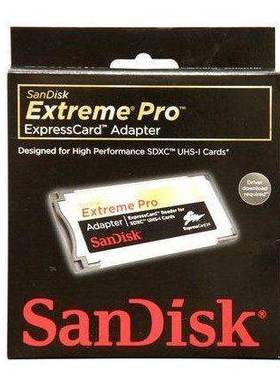 闪迪SanDisk SD卡/SDHC 读卡器Express Card adaper SDDR-300-RG5