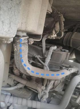 1311047-K4800副水箱回水胶管东风天龙VL汽车康明斯400发动机配件