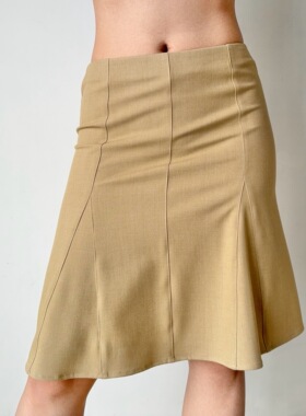 Go Girl Go 自制欧美风中腰鱼尾半身裙包臀裙女百搭显瘦A字裙