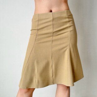 自制欧美风中腰鱼尾半身裙包臀裙女百搭显瘦A字裙 Girl