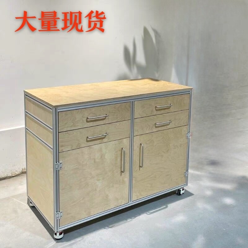 铝型材海洋板实木展示柜书桌可移动家庭餐边柜储物柜置物柜文件柜,住宅家具,餐边柜,淘宝优惠券,粉丝福利购,淘宝优惠卷