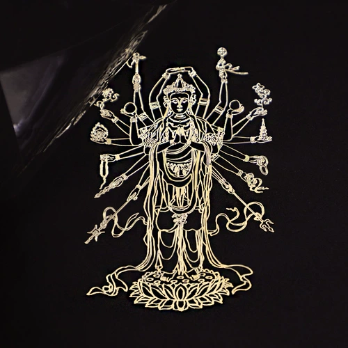 Китайский металлический мобильный телефон, наклейка, чай Тегуаньинь, ноутбук, декор, китайский стиль