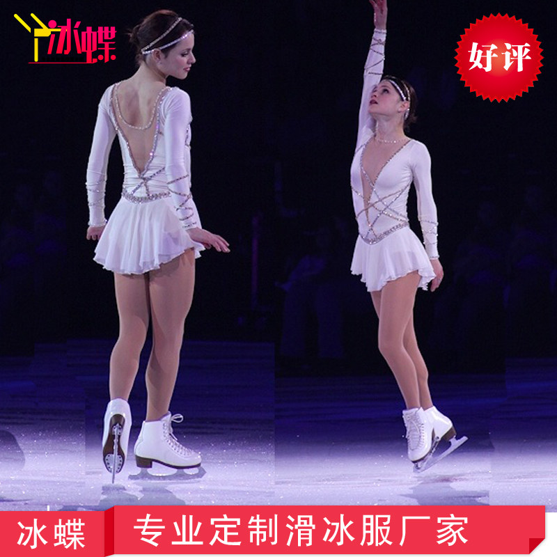 榴火冰蝶厂家定制白色滑冰服 花式滑冰比赛服装 高级滑冰服定做|ruв категории движение/йога/фитнес/фанаты товаров, хоккей/Конькобежный спорт/спорт на льду, катание на коньках одежды - от Buy2taobao.com для оказания профессиональной услуги покупки агента Taobao