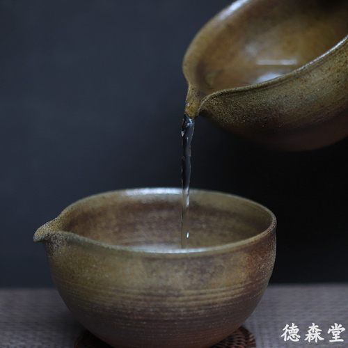 云南手作传统草木灰釉柴烧干泡碗