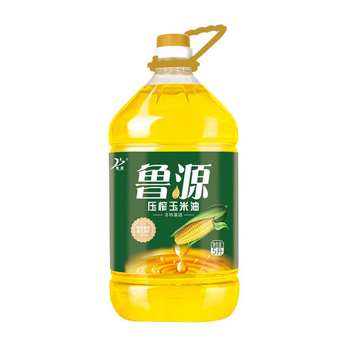 中裕旗下品牌 鲁源玉米油5L非转基因玉米胚芽油 物理压榨食用油5