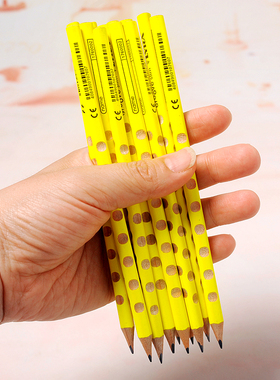 德国艺雅LYRA洞洞笔书写铅笔小学生无铅毒矫正姿三角杆HB小恐龙