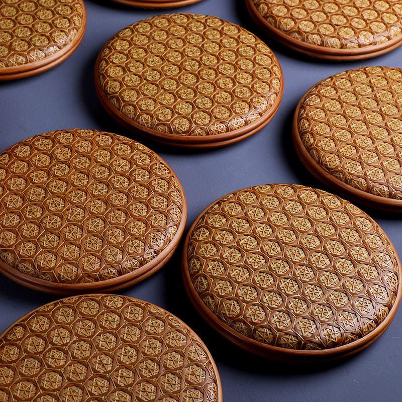 手工竹编普洱茶饼盒复古中式茶具配件收纳盒茶饼盒空盒茶叶礼盒装,餐饮具,茶饼盒,淘宝优惠券,粉丝福利购,淘宝优惠卷