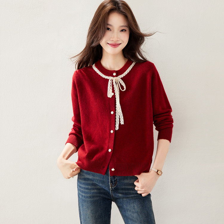 软糯水貂绒毛衣女 2025 秋冬新款 V 领内搭洋气显瘦针织打底上衣